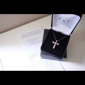 Cross Diamond Necklace